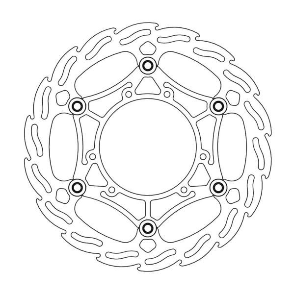 Tarcza hamulca flame MOTO-MASTER 260 przód cr/crf