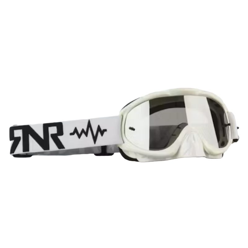 Gogle RIP N ROLL white/szybka lustrzana niebieska