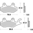 Klocki hamulcowe MOTO-MASTER KH165/KH215