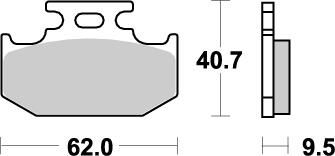 Klocki hamulcowe MOTO-MASTER KH152