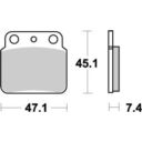 Klocki hamulcowe MOTO-MASTER KH137
