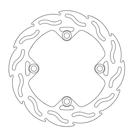 Tarcza hamulcowa flame MOTO-MASTER tył 110204