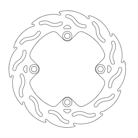 Tarcza hamulcowa flame MOTO-MASTER tył 110206