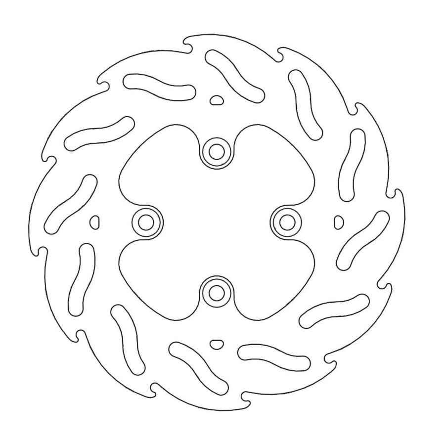 Tarcza hamulcowa flame MOTO-MASTER tył 110219