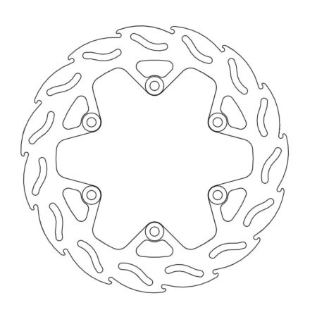 Tarcza hamulcowa flame MOTO-MASTER tył 110225