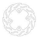 Tarcza hamulcowa flame MOTO-MASTER przód 110231