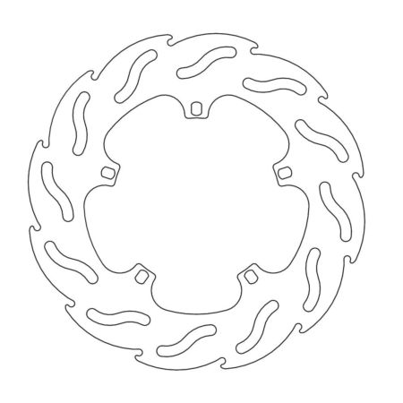 Tarcza hamulcowa flame MOTO-MASTER skuter hexagon