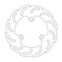 Tarcza hamulcowa flame MOTO-MASTER tył 110250