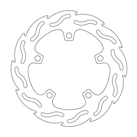 Tarcza hamulcowa flame MOTO-MASTER tył 110266