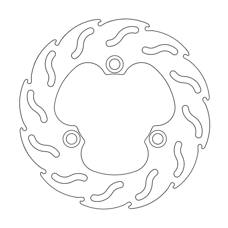 Tarcza hamulcowa flame MOTO-MASTER tył 110304