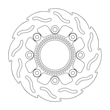 Tarcza hamulcowa flame MOTO-MASTER tył 110336