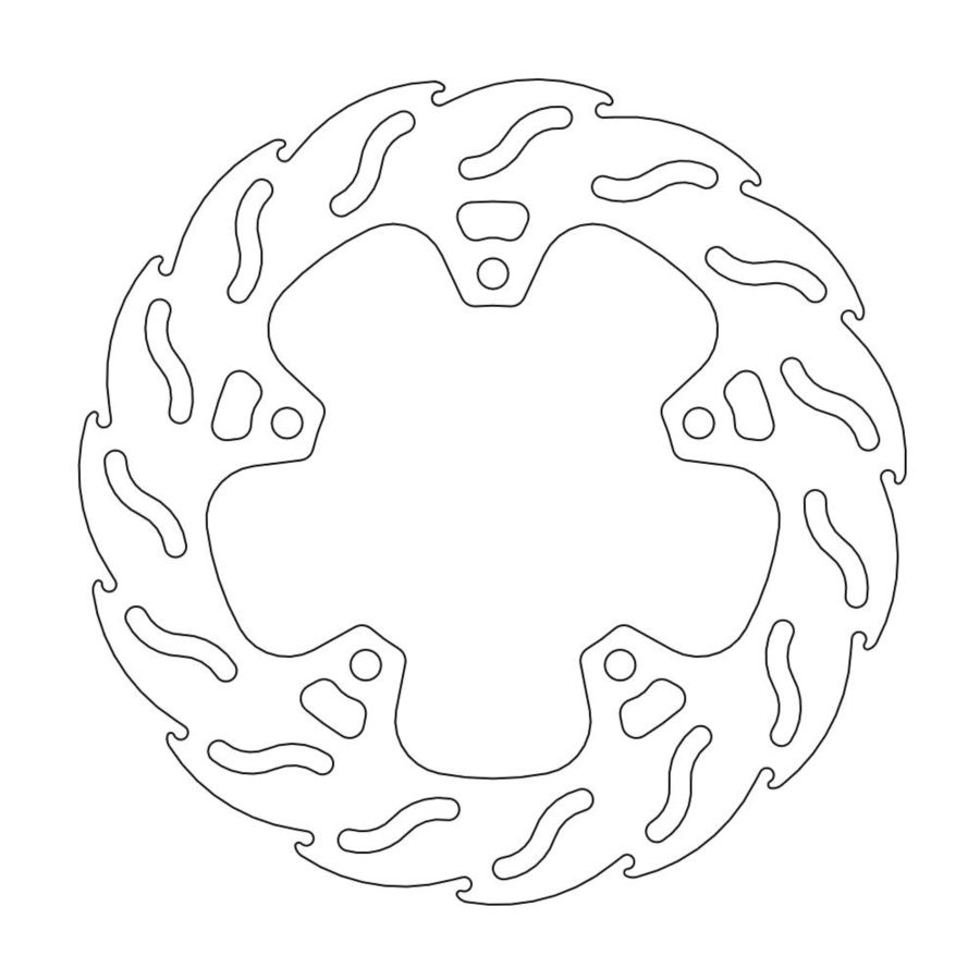 Tarcza hamulcowa flame MOTO-MASTER tył 110349