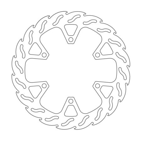 Tarcza hamulcowa flame MOTO-MASTER przód prawa