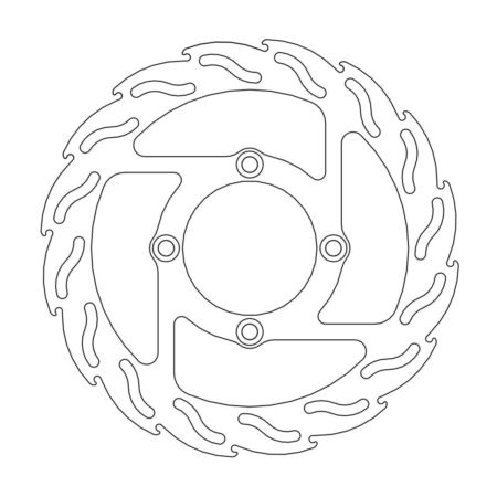 Tarcza hamulcowa flame MOTO-MASTER przód lewa