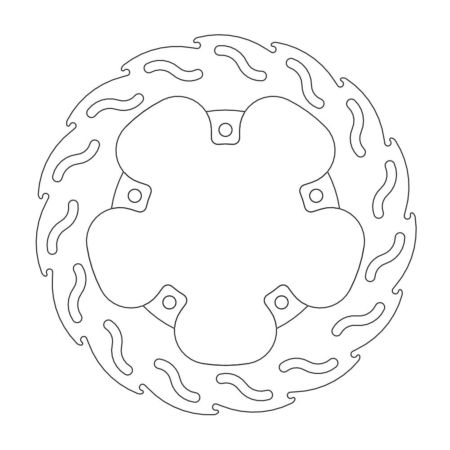 Tarcza hamulcowa flame MOTO-MASTER tył 110417