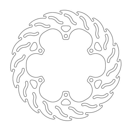 Tarcza hamulcowa flame MOTO-MASTER tył 110419