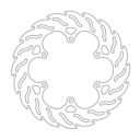 Tarcza hamulcowa flame MOTO-MASTER tył 110419