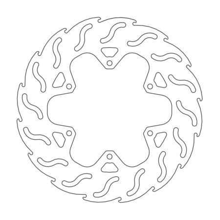 Tarcza hamulcowa MOTO-MASTER przód lewa f110424