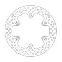 Tarcza hamulcowa halo MOTO-MASTER tył 110480