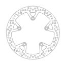 Tarcza hamulcowa halo MOTO-MASTER tył 110485