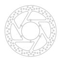 Tarcza hamulcowa halo MOTO-MASTER przód 110520