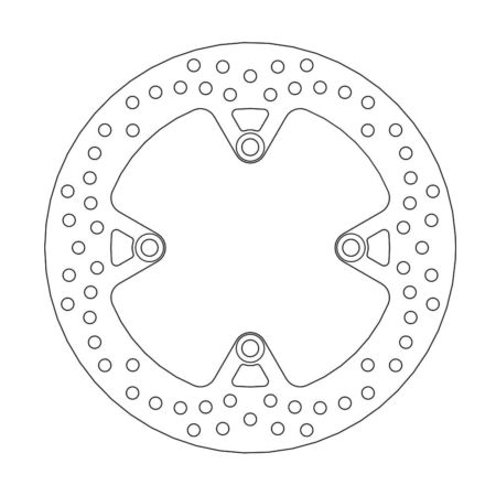 Tarcza hamulcowa halo MOTO-MASTER tył 110525