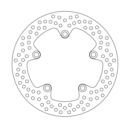 Tarcza hamulcowa halo MOTO-MASTER tył 110529
