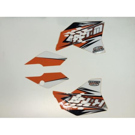 Okleina na osłony chłodnic flu KTM sx 07-10