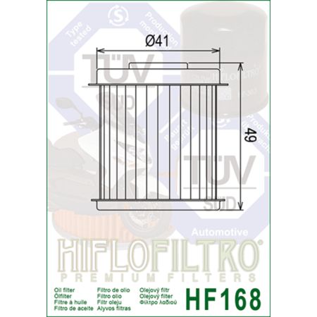 Filtr oleju HF168