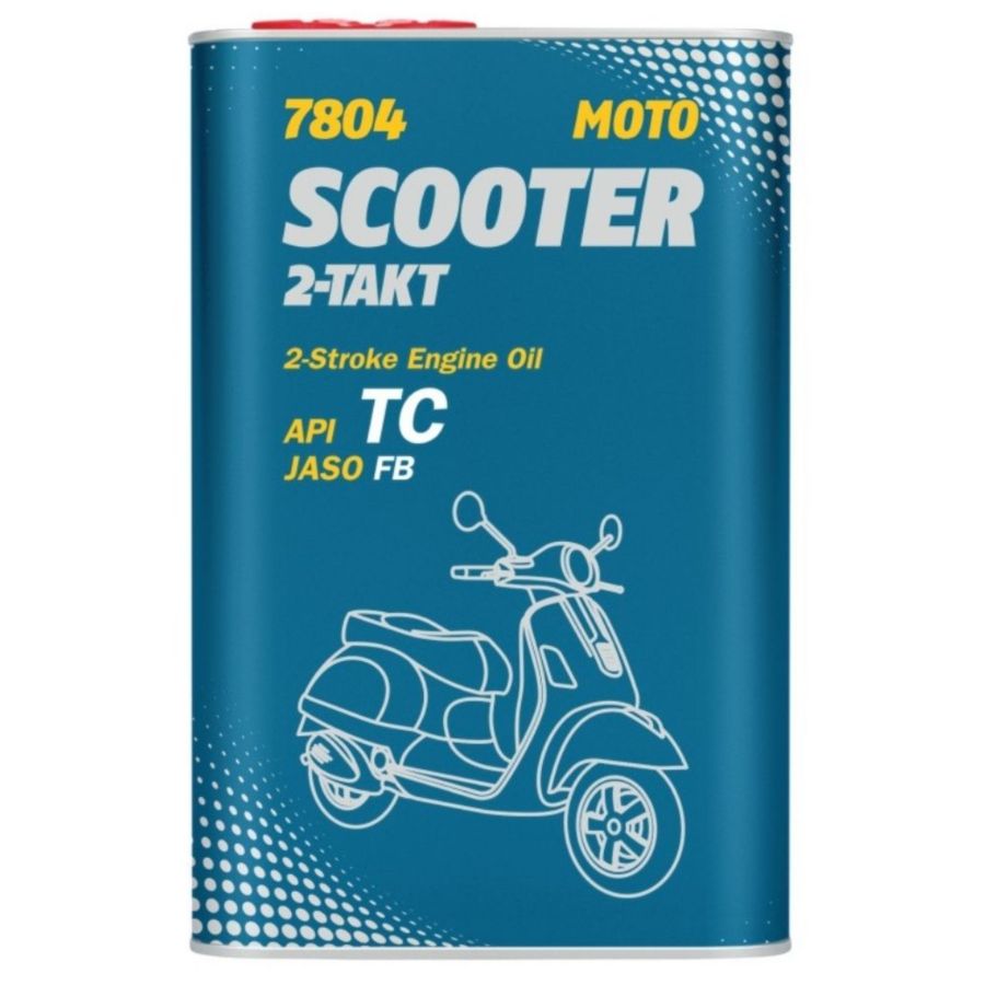 Olej silnikowy 2T MANNOL 7804 scooter 1l metal