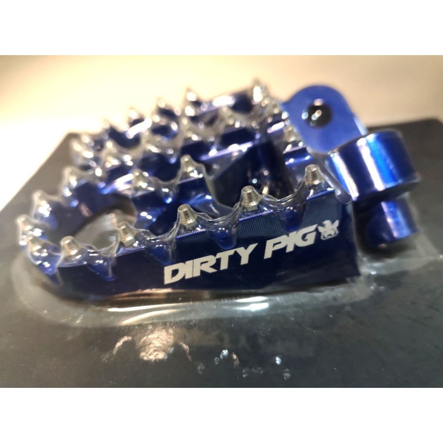 Poszerzone podnóżki YAMAHA yz wr blue DIRTY PIG
