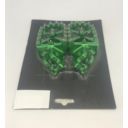 Poszerzone podnóżki KAWASAKI green DIRTY PIG