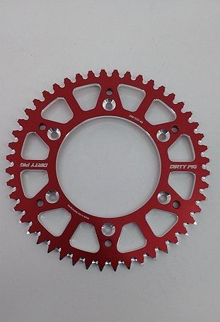 Zębatka tylna HONDA cr/crf aluminum 48t red