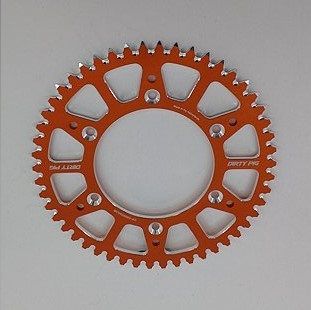 Zębatka tylna sx/sxf aluminium 48t orange