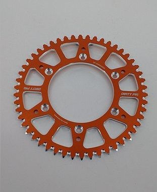 Zębatka tylna sx/sxf aluminium 48t orange