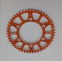 Zębatka tylna KTM sx/sxf aluminum 52T orange