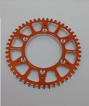 Zębatka tylna KTM sx/sxf aluminum 52T orange
