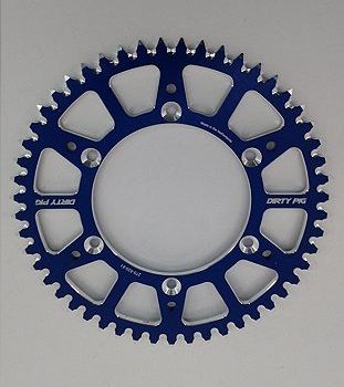 Zębatka tylna YAMAHA yz/yzf aluminum 51t blue