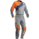 Bluza THOR s6 phase vented grey/orange S