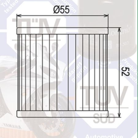 Filtr oleju HF125