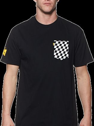 T-shirt THOR s6 s/s chex czarna S