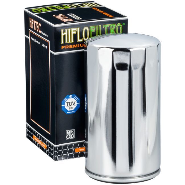 Filtr oleju HF173c chrom HARLEY davidson 250-750