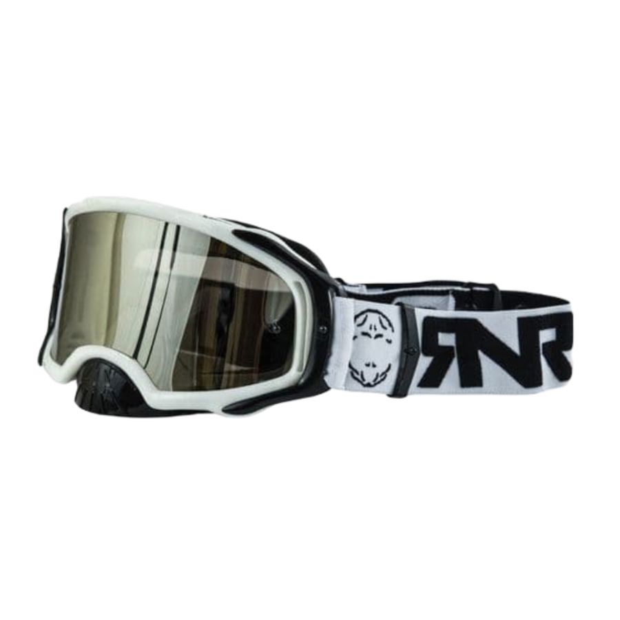 Gogle RNR platinum mirrored tear OFF white