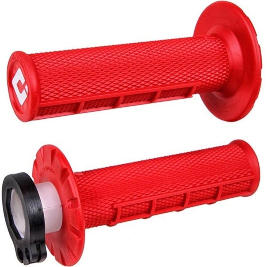 Manetki ODI half-waFFle v2 lock-on grip czerwone