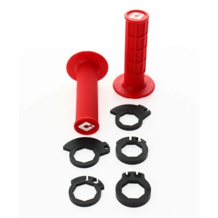 Manetki ODI half-waFFle v2 lock-on grip czerwone