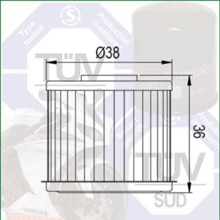 Filtr oleju HF117