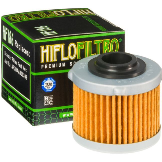 Filtr oleju HF186 APRILIA SCARabeo 07-12