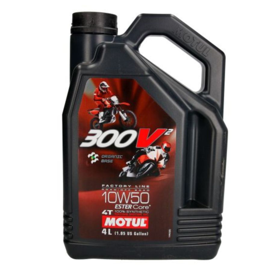 Olej silnikowy MOTUL 300v2 4T 10w50 4l