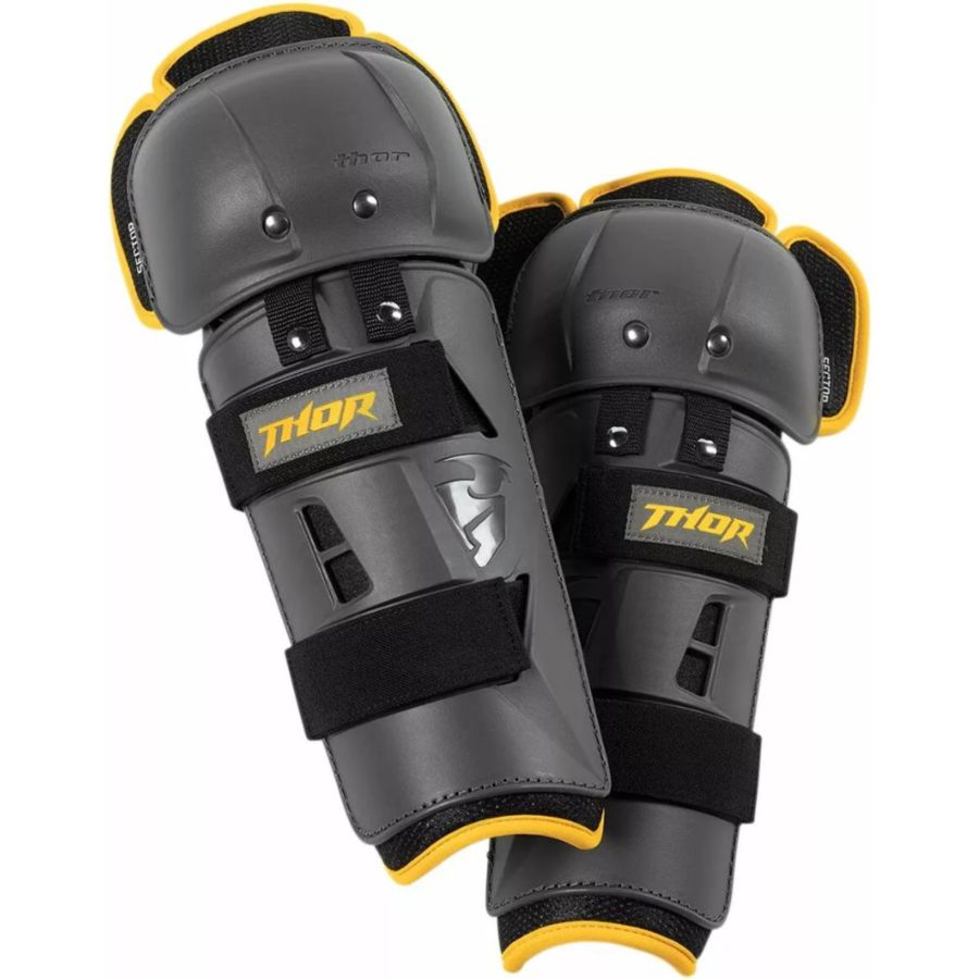Nakolanniki THOR sector gp charcoal/yellow adult