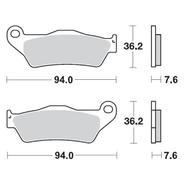Klocki hamulcowe MOTO-MASTER KH181